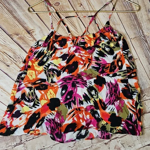 🔥Topshop Strapy‎ Top Size 2 - Picture 4 of 6